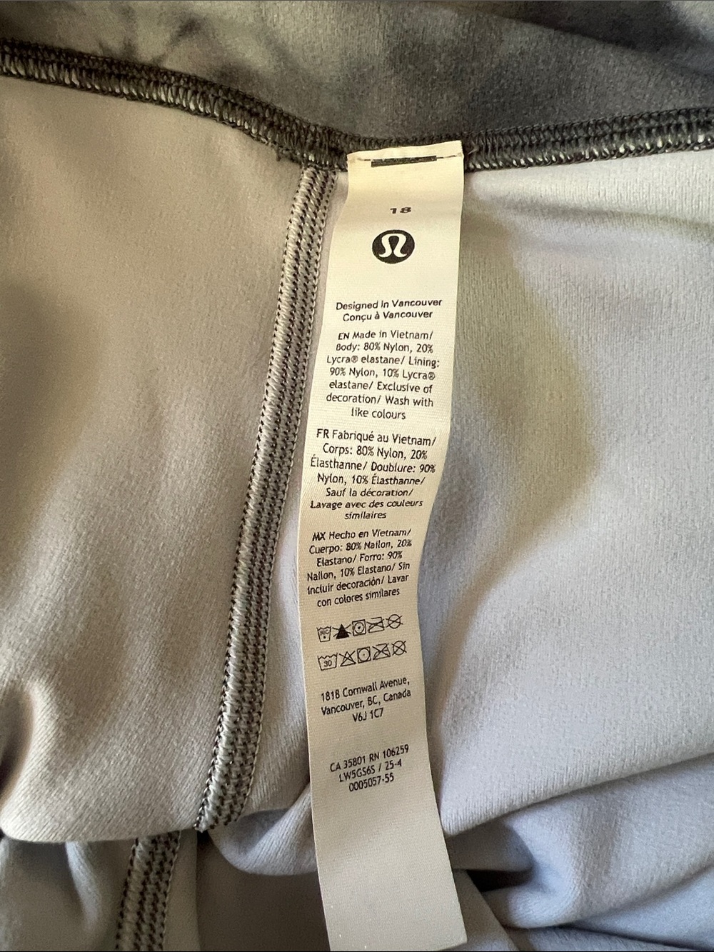 lululemon Align High Rise 28” Meadow Haze Gray Leggings - Picture 3 of 7